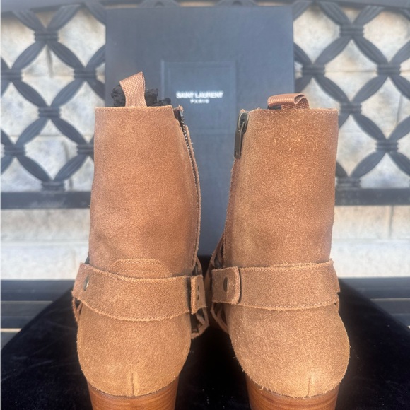 Men’s Saint Laurent Wyatt Suede Leather Boot Size:EU 44/US10 - Picture 6 of 6